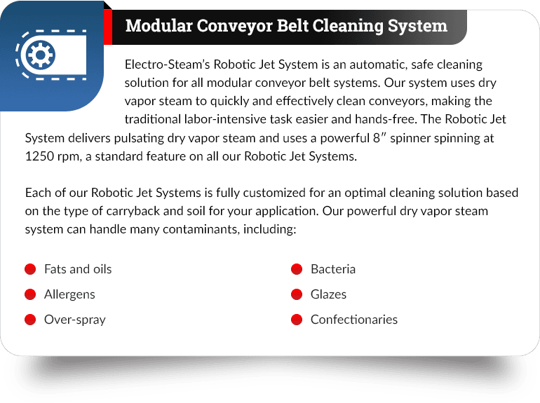 Modular Conveyor Belt Cleaning System